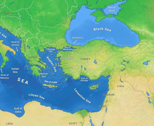 Средиземное море - вики