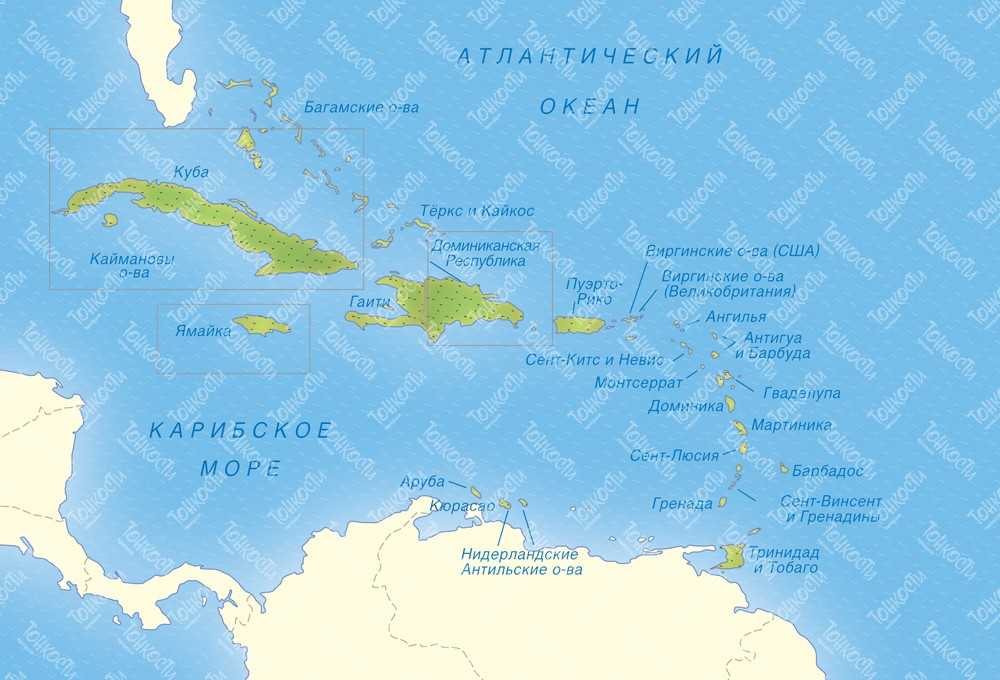 Geo. мини-тест: антильские острова