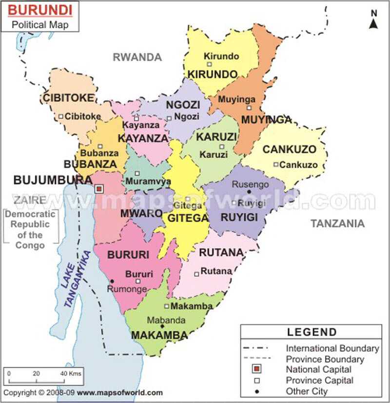 Одно из самых бедных государств планеты: бурунди и его столица