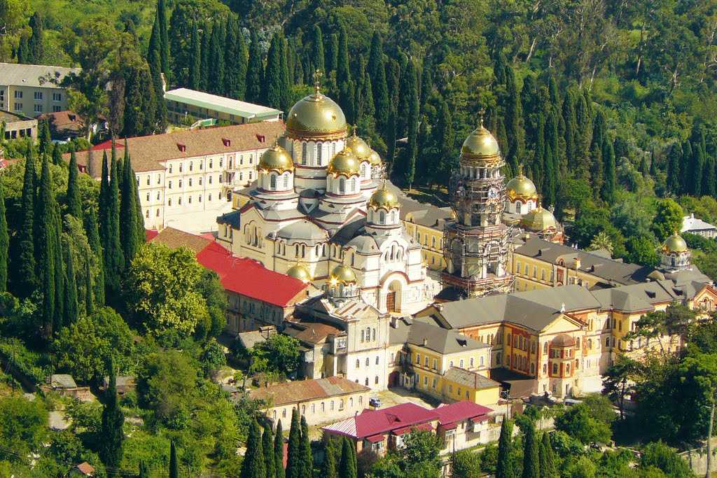 Новоафонский монастырь - древо