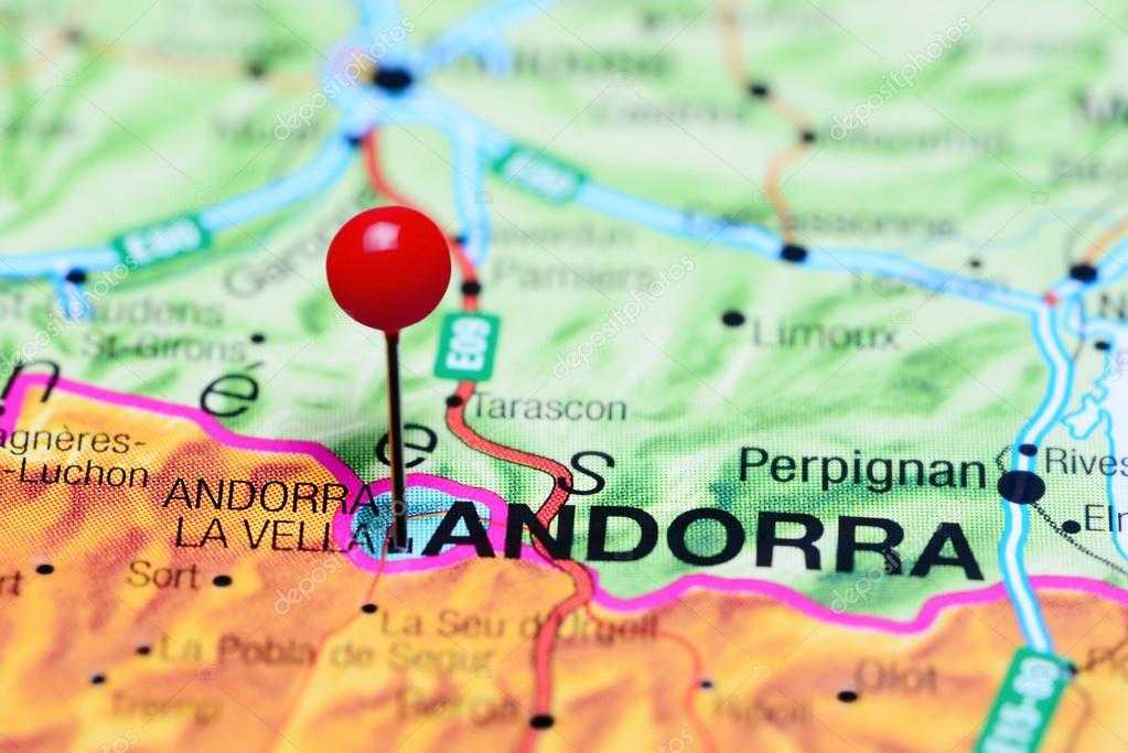 Карта андорры