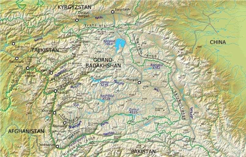 Памир — горы средней азии