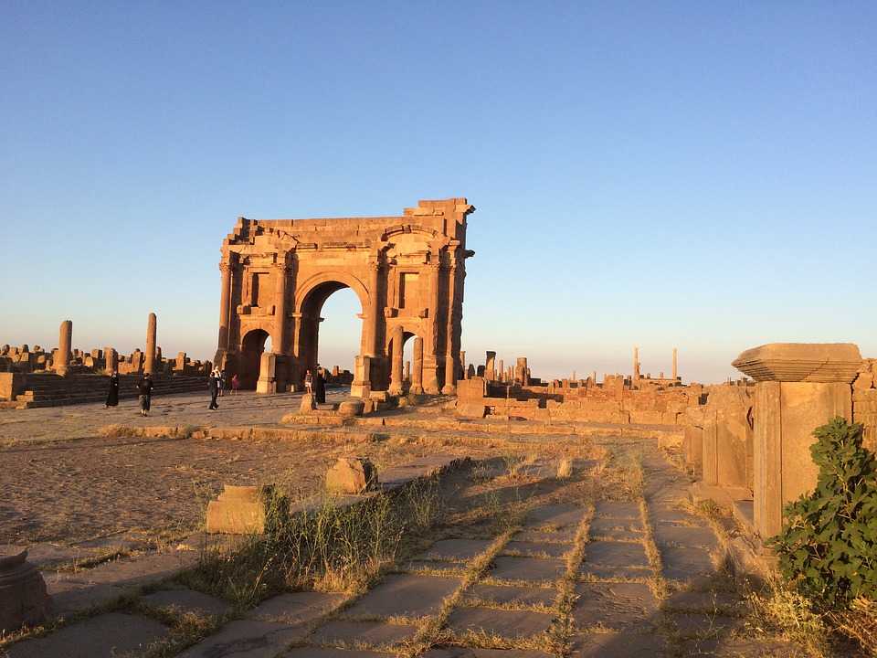 Древнеримский город тимгад в алжире