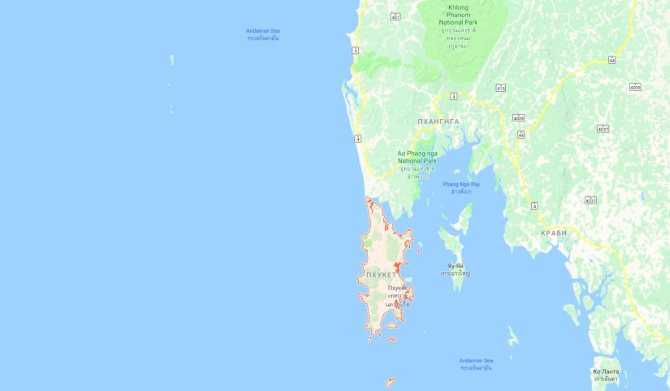 Андаманское море на карте мира: фото и территориальное расположение