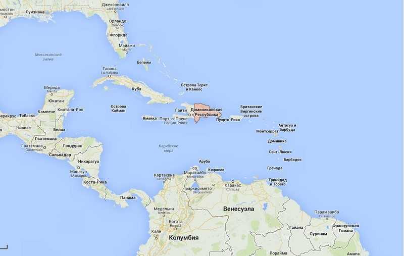 Остров барбадос на карте мира