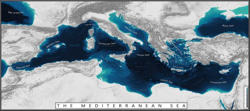Точка входа в средиземное море из атлантического океана — гибралтарский пролив