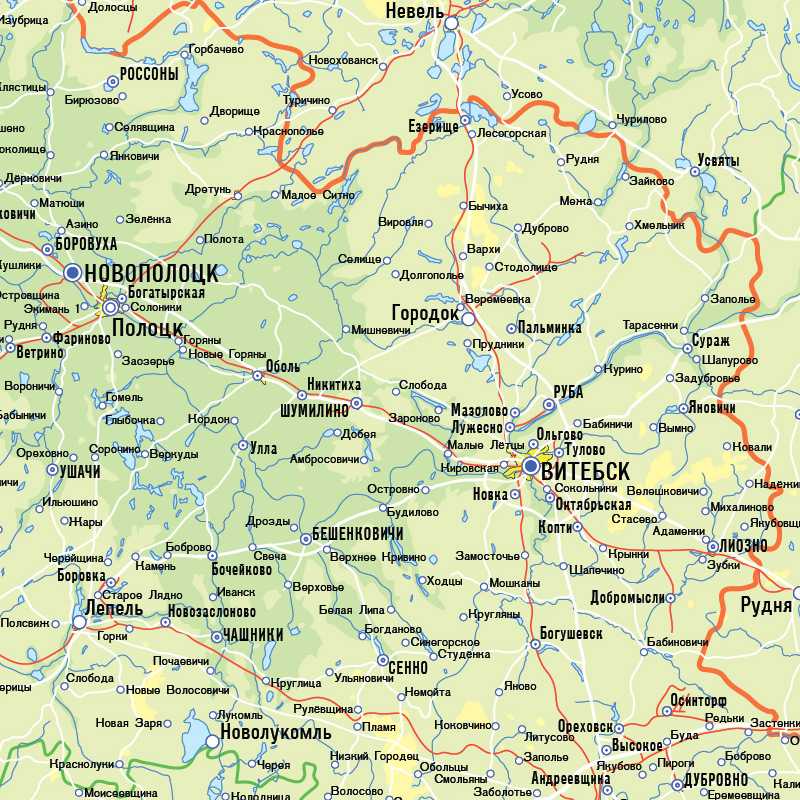 Карта полоцка, беларусь