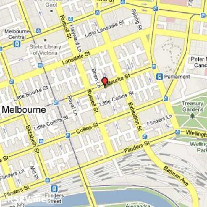 Подробные, детальные карты мельбурна с возможностью скачать или распечатать