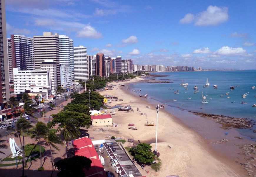 Туристическая бразилия: город форталеза / города и районы бразилии