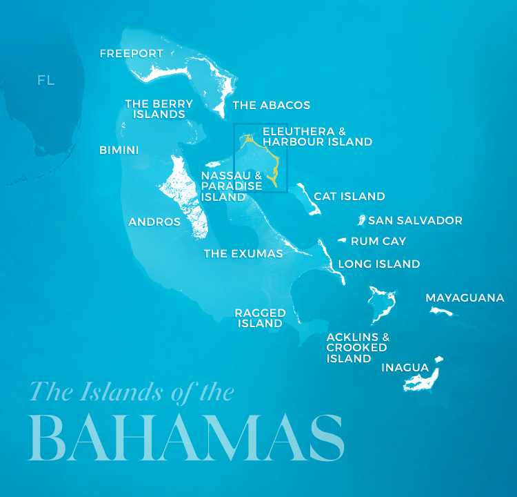 Страны мира - багамские острова: расположение, столица, население, достопримечательности, карта