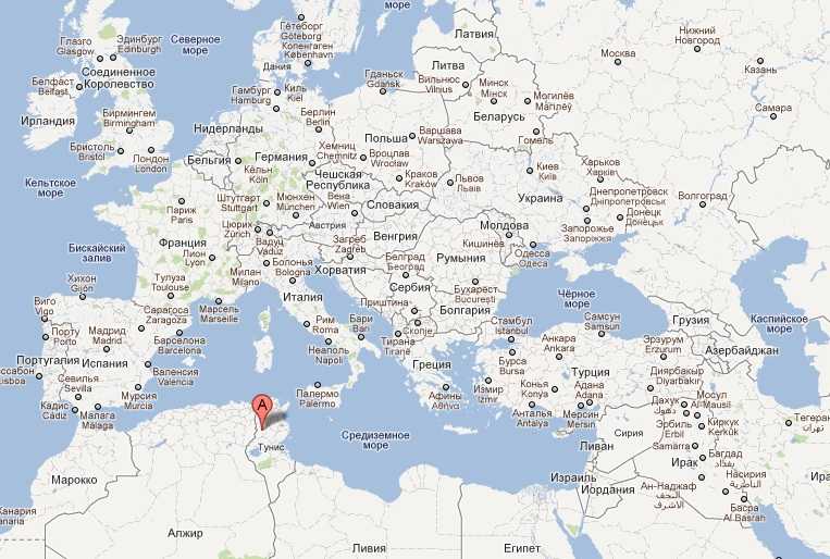 Где находится тунис на карте мира: интересно о стране