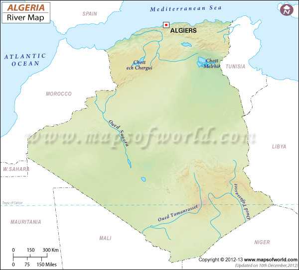 Крупнейшие реки и озера алжира: описание :: syl.ru