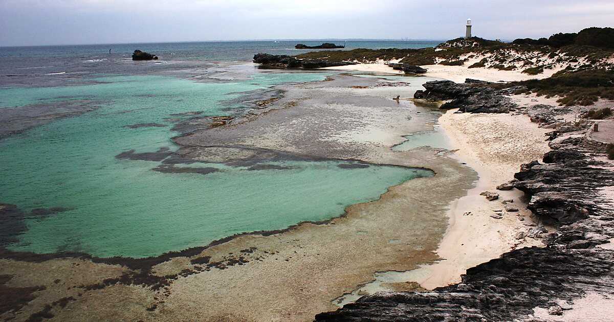 Остров Роттнест расположен в Индийском океане, в 19 км к западу от Фриментла, на юго-западном побережье Австралии недалеко от Перта Роттнест известен великолепным дайвингом и возможностью плавать с маской
