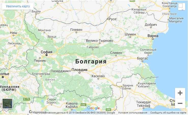 Болгария на карте мира (карта болгарии с курортами)