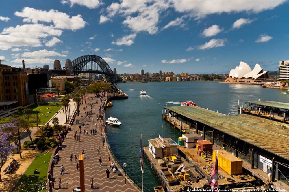 города Сидней: Сиднейский Оперный Театр, Сиднейская Башня, Мост Харбор-Брид...