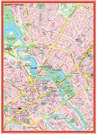 Карты минска (беларусь). подробная карта минска на русском языке с отелями и достопримечательностями