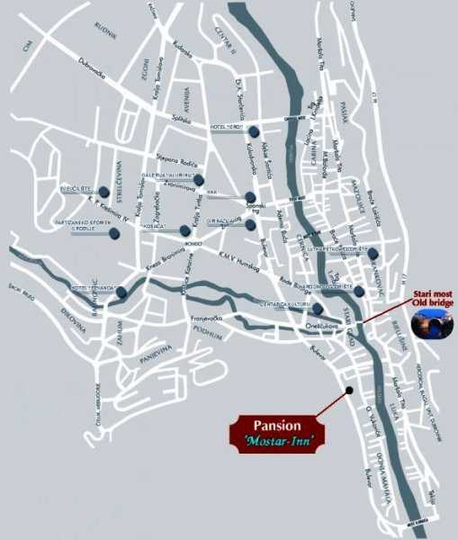 Карта мостара: изучаем тщательно