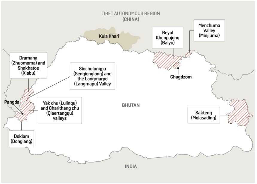 Бутан — государство в Южной Азии, расположенное между Индией и Китаем на труднодоступных склонах Восточных Гималаев. Бутан — преимущественно горная страна. Средняя высота Гималайского хребта на ее территории — 4–6 тыс. м. Склоны гор в центральной части по