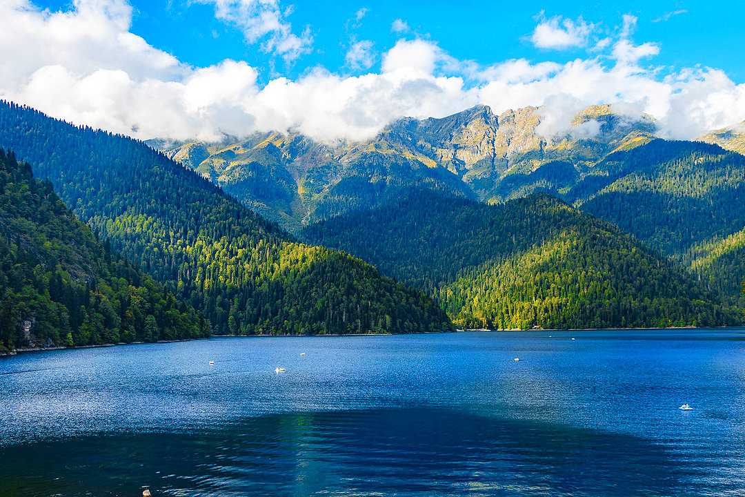 Озеро рица в абхазии (фото): где находится, дорога к озеру, история уникального места