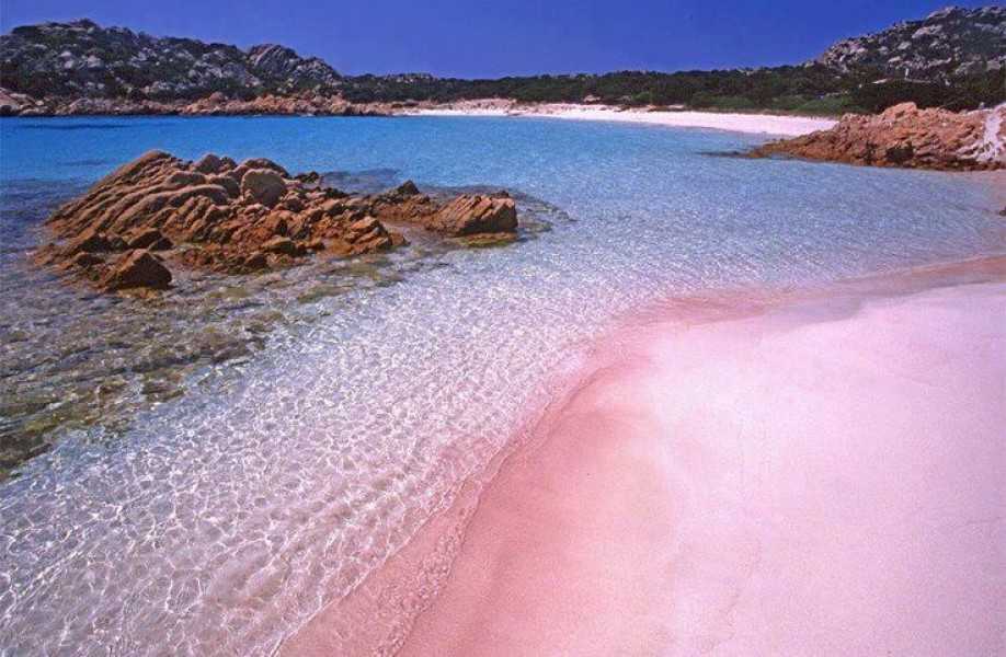 Пляжи Багам: Розовый пляж...
