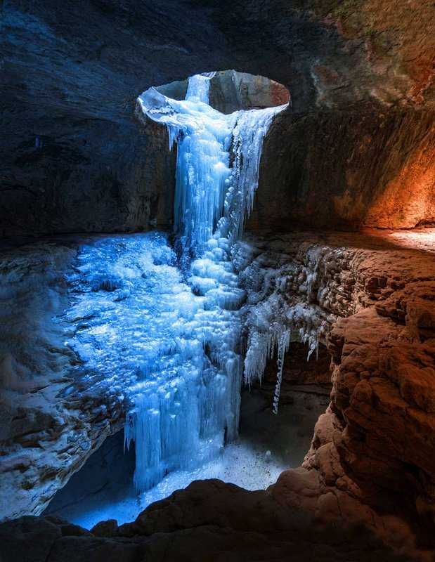 Водопад гадельша (ибрагимовский водопад)