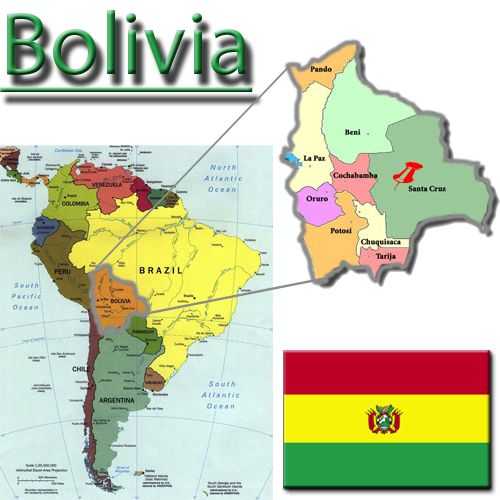 Карта боливии, подробная на русском языке — туристер.ру