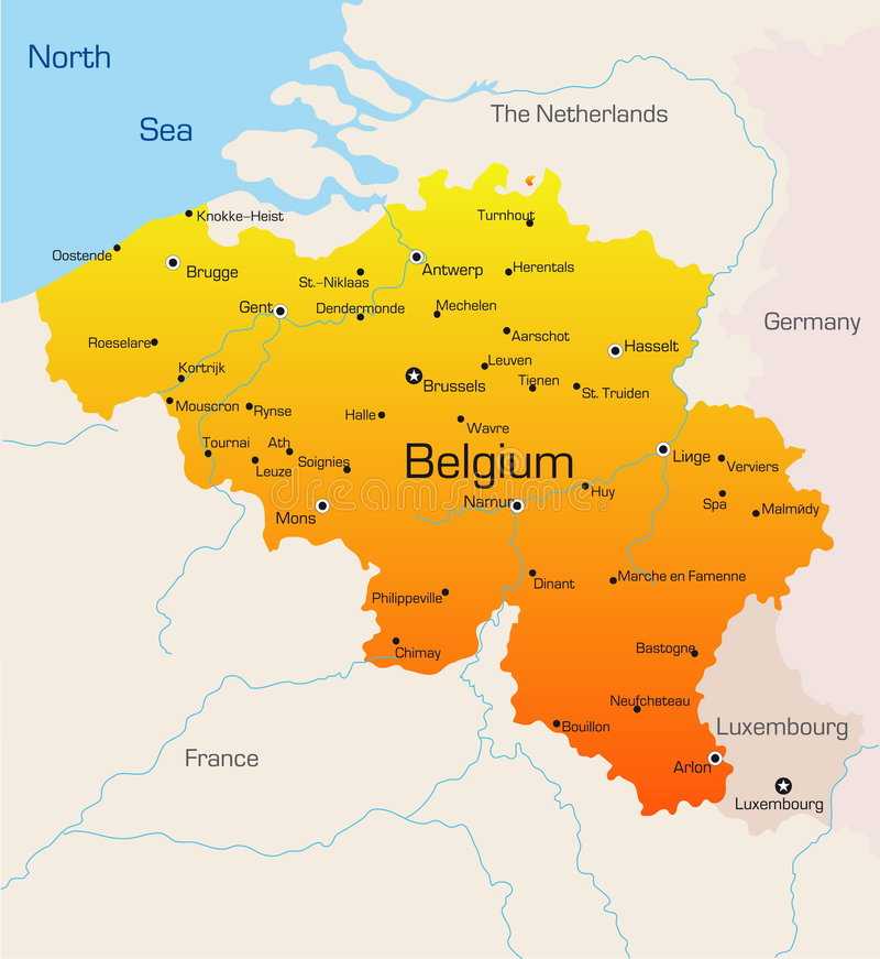 Карта брюсселя