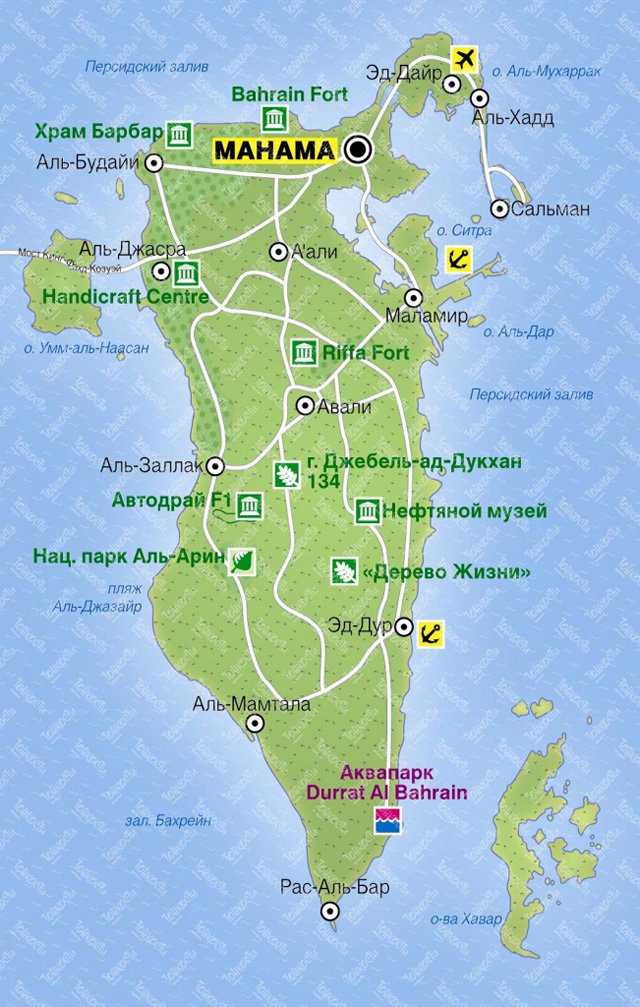 Страны мира - бахрейн: расположение, столица, население, достопримечательности, карта