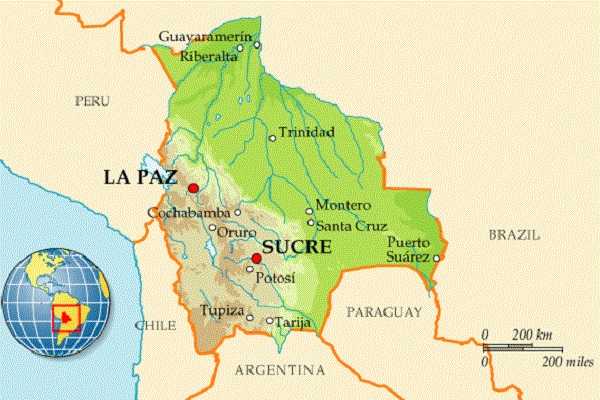 Города боливии ла-пас и сукре на карте мира: где находятся и фото флага (сезон 2021)