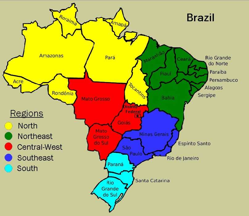 Северный регион, бразилия - north region, brazil - abcdef.wiki