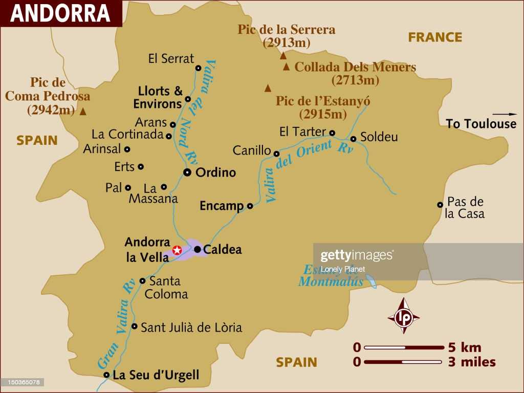 Карта андорры ла велла