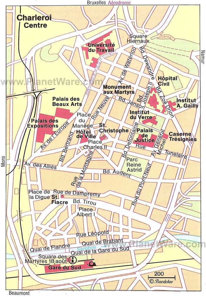 Схема трамваев шарлеруа | печатная карта трамвайных маршрутов по шарлеруа с возможностью скачивания