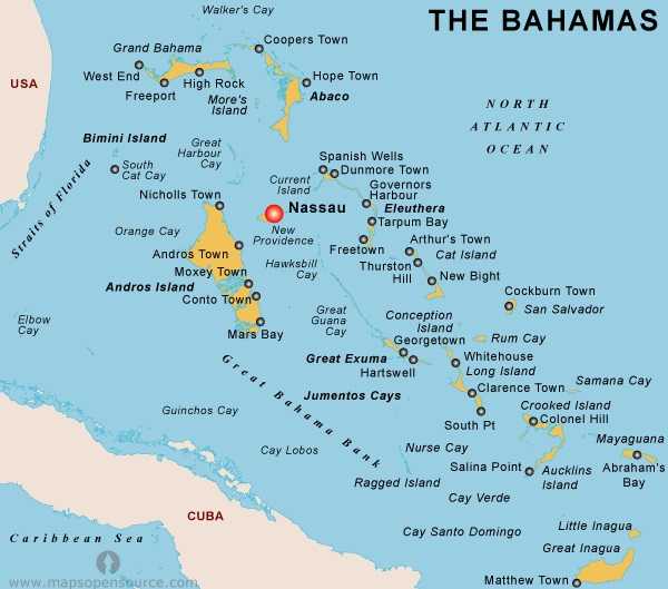 Багамские острова: где находятся на карте, флаг и герб багамских островов, столица нассау и всё об отдыхе на багамах с фото: личные впечатления
