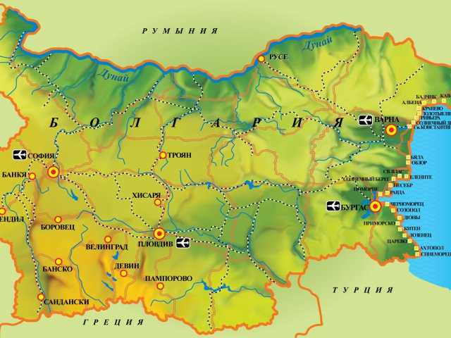 Карта бургаса на русском языке — туристер.ру