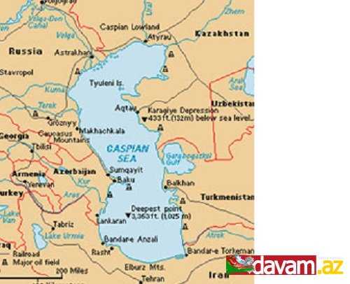 Где находится каспийское море и озеро на карте россии?