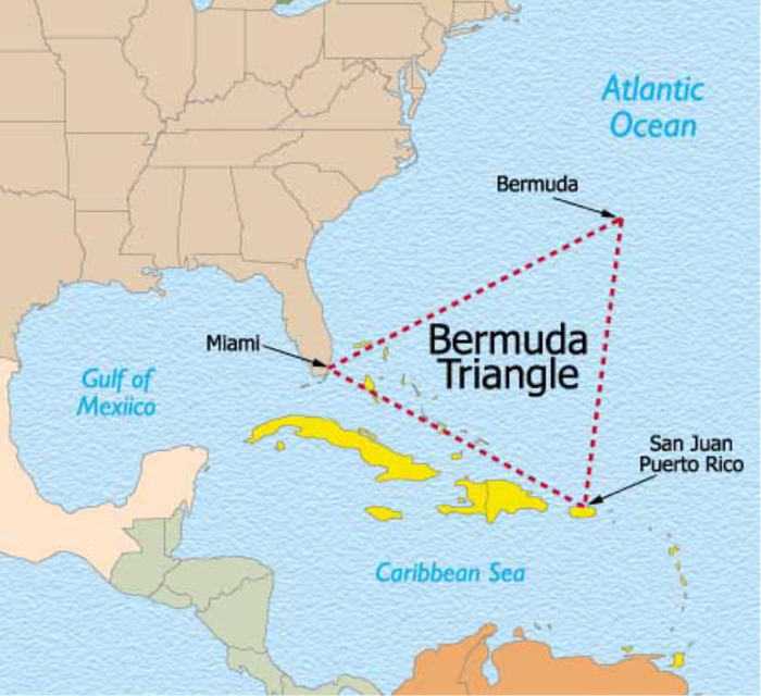 Где находятся бермудские острова на карте мира. бермуды