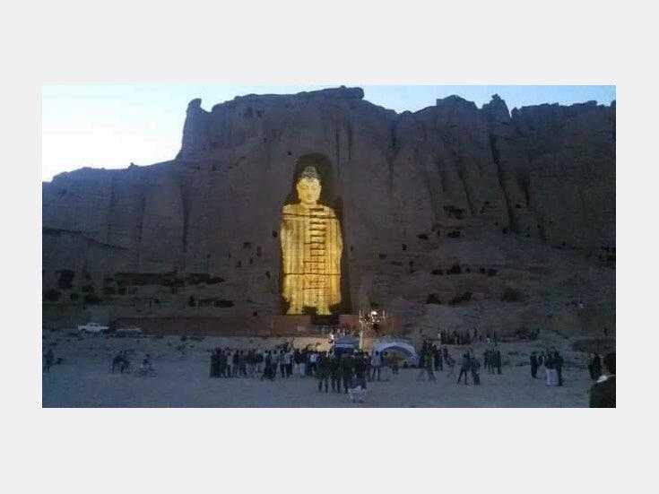 Бамианские статуи будды в афганистане, которых больше нет