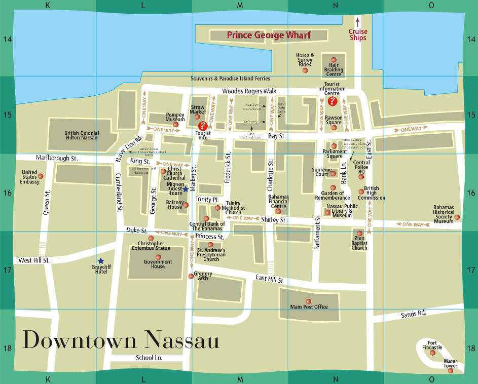 Карта нассау