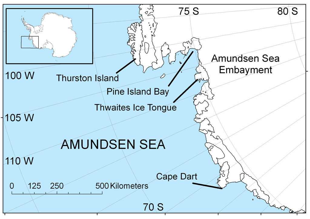 Море амундсена - amundsen sea